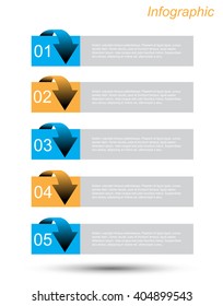 Modern Design Template, can be used for info-graphics, banners for web layout.