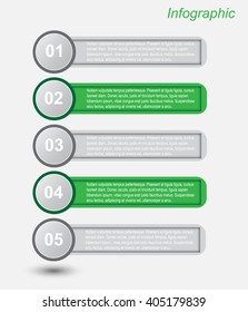 Modern Design Template, can be used for info-graphics, banners for web layout.