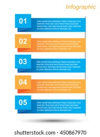 Plantilla de diseño moderno, puede ser utilizada para infografías, banners para el diseño web.
