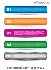 Modern Design Template, can be used for info-graphics, banners for web layout.