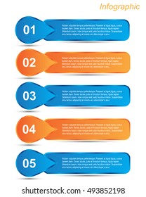 Modern Design Template, can be used for info-graphics, banners for web layout.