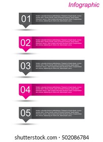 Modern Design Template, can be used for info-graphics, banners for web layout.