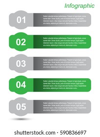 Modern Design Template, can be used for info-graphics, banners for web layout.
