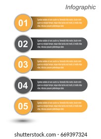 Modern Design Template, can be used for info-graphics, banners for web layout.