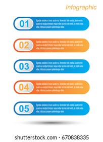 Modern Design Template, can be used for info-graphics, banners for web layout.