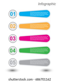 Modern Design Template, can be used for info-graphics, banners for web layout.