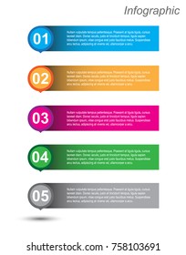 Modern Design Template, can be used for info-graphics, banners for web layout.