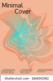 Modern design template. Creative background from abstract lines to create a fashionable abstract cover, banner, poster, booklet.