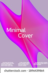 Modern design template. Creative background from abstract lines to create a fashionable abstract cover, banner, poster, booklet.