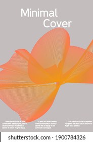 Modern design template. Creative background from abstract lines to create a fashionable abstract cover, banner, poster, booklet.