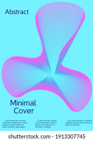 Modern design template. Creative background from abstract lines to create a fashionable abstract cover, banner, poster, booklet.