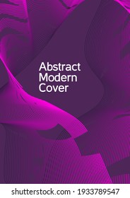 Plantilla de diseño moderna. Fondo creativo a partir de líneas abstractas para crear una portada abstracta, pancarta, afiche, folleto de moda.