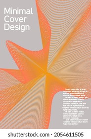 Plantilla de diseño moderna. Fondo creativo a partir de líneas abstractas para crear una portada abstracta, pancarta, afiche, folleto de moda.