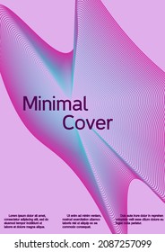 Plantilla de diseño moderna. Fondo creativo a partir de líneas abstractas para crear una portada abstracta, pancarta, afiche, folleto de moda.