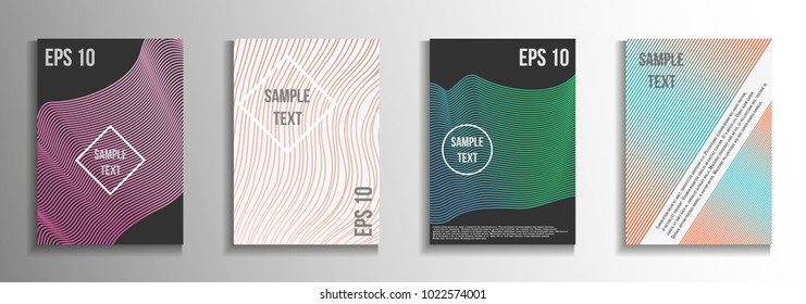Modern design template. Creative backgrounds from abstract lines.  Creative background colors.  Suitable for decorating business brochures, banners, posters.