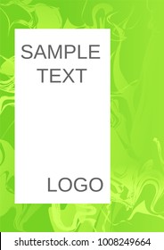 Modern design template. Creative fluid background from current forms for design of a fashionable abstract cover, banner, poster, booklet. Vector illustration.