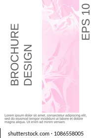 Modern design template. Creative fluid background from current forms for design of a fashionable abstract cover, banner, poster, booklet. Vector illustration.