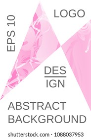 Modern design template. Creative fluid background from current forms for design of a fashionable abstract cover, banner, poster, booklet. Vector illustration.