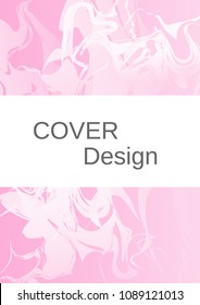 Modern design template. Creative fluid background from current forms for design of a fashionable abstract cover, banner, poster, booklet. Vector illustration.