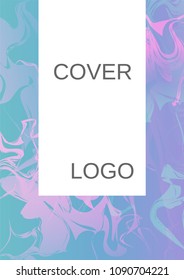 Modern design template. Creative fluid background from current forms for design of a fashionable abstract cover, banner, poster, booklet. Vector illustration.