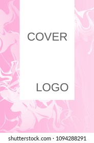 Modern design template. Creative fluid background from current forms for design of a fashionable abstract cover, banner, poster, booklet. Vector illustration.