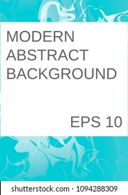 Modern design template. Creative fluid background from current forms for design of a fashionable abstract cover, banner, poster, booklet. Vector illustration.