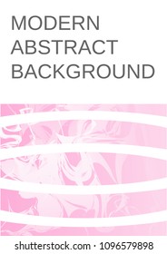 Modern design template. Creative fluid background from current forms for design of a fashionable abstract cover, banner, poster, booklet. Vector illustration.