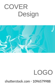 Modern design template. Creative fluid background from current forms for design of a fashionable abstract cover, banner, poster, booklet. Vector illustration.