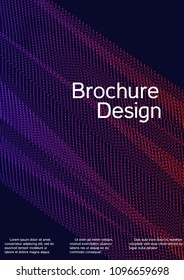 Modern design template. Creative fluid background from abstract lines to create a fashionable abstract cover, banner, poster, booklet. Vector illustration. EPS 10.