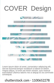 Modern design template. Creative fluid background from current forms for design of a fashionable abstract cover, banner, poster, booklet. Vector illustration.