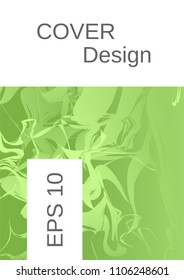Modern design template. Creative fluid background from current forms for design of a fashionable abstract cover, banner, poster, booklet. Vector illustration.