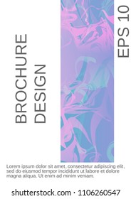 Modern design template. Creative fluid background from current forms for design of a fashionable abstract cover, banner, poster, booklet. Vector illustration.