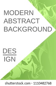 Modern design template. Creative fluid background from current forms for design of a fashionable abstract cover, banner, poster, booklet. Vector illustration.