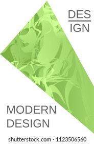 Modern design template. Creative fluid background from current forms for design of a fashionable abstract cover, banner, poster, booklet. Vector illustration.