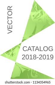 Modern design template. Creative fluid background from current forms for design of a fashionable abstract cover, banner, poster, booklet. Vector illustration.