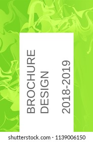 Modern design template. Creative fluid background from current forms for design of a fashionable abstract cover, banner, poster, booklet. Vector illustration.