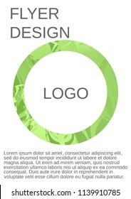 Modern design template. Creative fluid background from current forms for design of a fashionable abstract cover, banner, poster, booklet. Vector illustration.