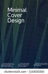 Modern design template. Creative fluid background from abstract lines to create a fashionable abstract cover, banner, poster, booklet. Vector illustration. EPS 10.
