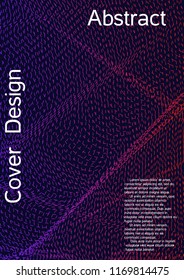 Modern design template. Creative fluid background from abstract lines to create a fashionable abstract cover, banner, poster, booklet. Vector illustration. EPS 10.