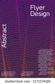 Modern design template. Creative fluid background from abstract lines to create a fashionable abstract cover, banner, poster, booklet. Vector illustration. EPS 10.
