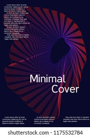 Modern design template. Creative fluid background from abstract lines to create a fashionable abstract cover, banner, poster, booklet. Vector illustration. EPS 10.