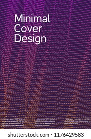 Modern design template. Creative fluid background from abstract lines to create a fashionable abstract cover, banner, poster, booklet. Vector illustration. EPS 10.