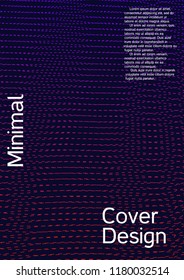 Modern design template. Creative fluid background from abstract lines to create a fashionable abstract cover, banner, poster, booklet. Vector illustration. EPS 10.