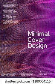 Modern design template. Creative fluid background from abstract lines to create a fashionable abstract cover, banner, poster, booklet. Vector illustration. EPS 10.