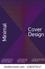 Modern design template. Creative fluid background from abstract lines to create a fashionable abstract cover, banner, poster, booklet. Vector illustration. EPS 10.