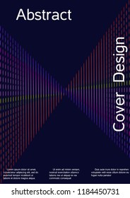 Modern design template. Creative fluid background from abstract lines to create a fashionable abstract cover, banner, poster, booklet. Vector illustration. EPS 10.
