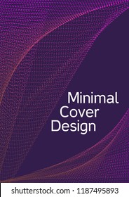 Modern design template. Creative fluid background from abstract lines to create a fashionable abstract cover, banner, poster, booklet. Vector illustration. EPS 10.
