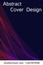 Modern design template. Creative fluid background from abstract lines to create a fashionable abstract cover, banner, poster, booklet. Vector illustration. EPS 10.