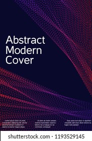 Modern design template. Creative fluid background from abstract lines to create a fashionable abstract cover, banner, poster, booklet. Vector illustration. EPS 10.