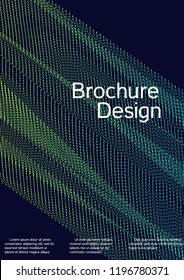 Modern design template. Creative fluid background from abstract lines to create a fashionable abstract cover, banner, poster, booklet. Vector illustration. EPS 10.